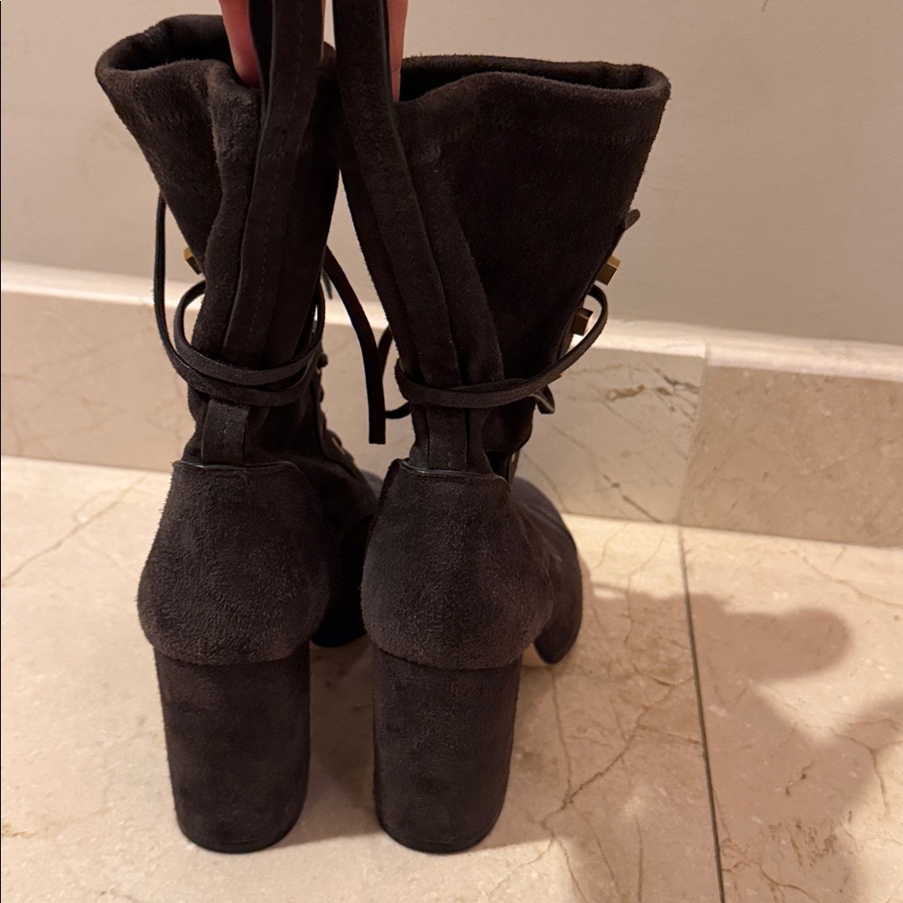 Stuart Weitzman size 8 lace up boots - Picture 5 of 7